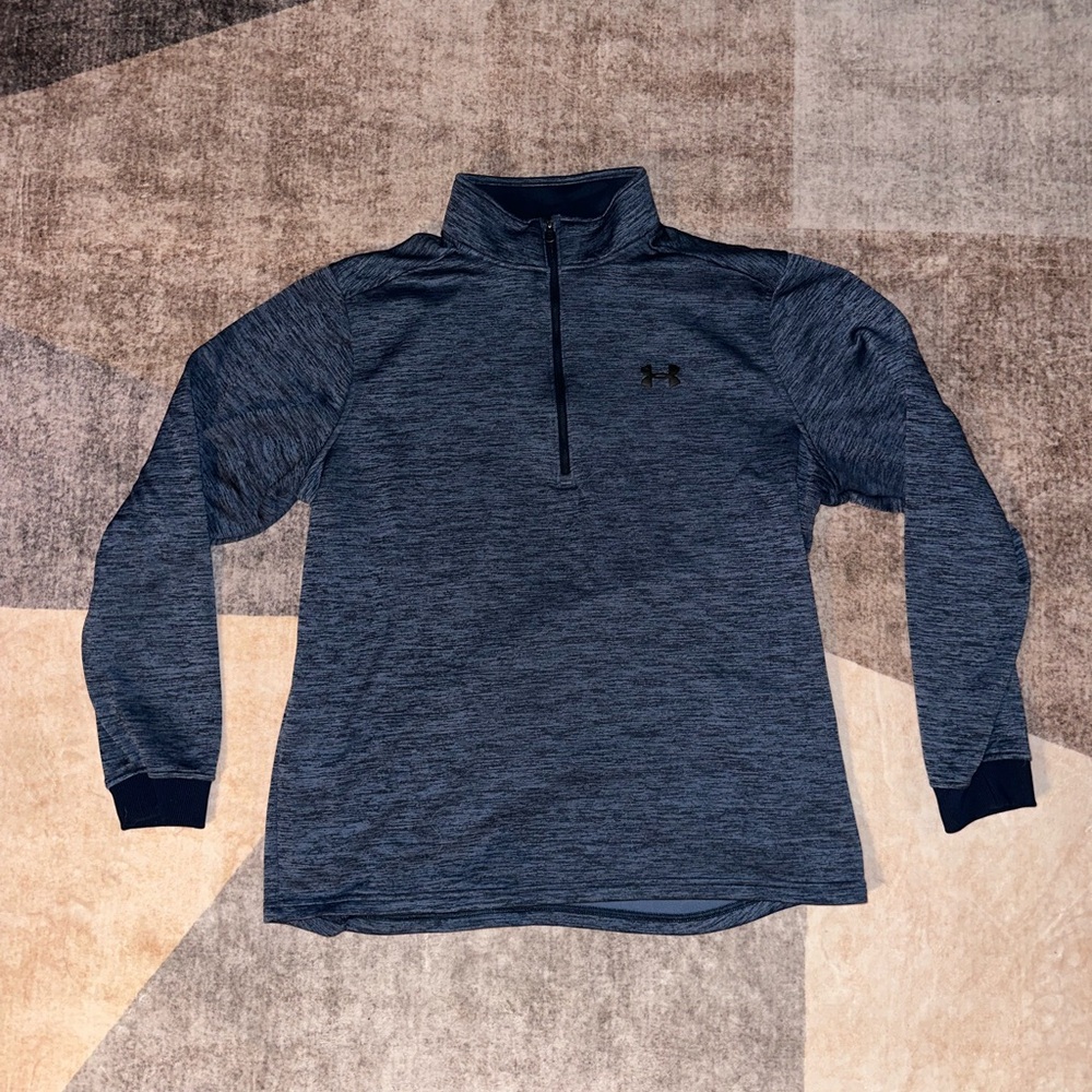 Under Armour Navy Heather Quarter-Zip Top